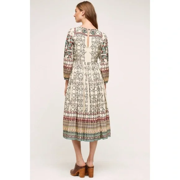 Anthropologie Bhanuni By Jyoti Far Fields Midi Dress - Picture 3 of 11